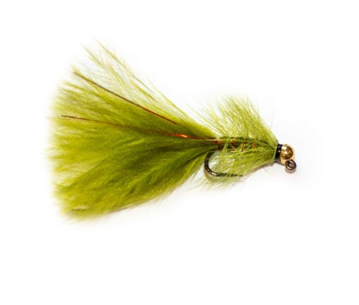 Tungsten Gold Red Flash Damsel Jig Nymph