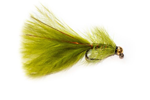 Tungsten Gold Red Flash Damsel Jig Nymph