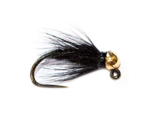 Tungsten Gold Black Spider Jig Nymph - Image 3