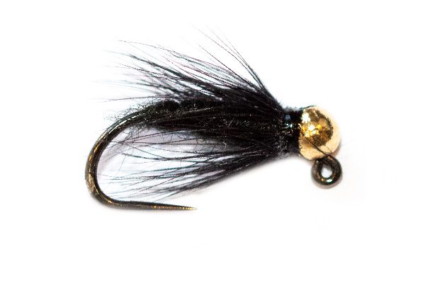 Tungsten Gold Black Spider Jig Nymph