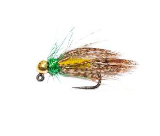 Roz Hackled Jig Olive - Image 2