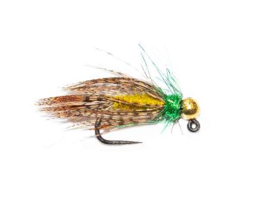 Fishing Flies Roz Hackled Jig Olive