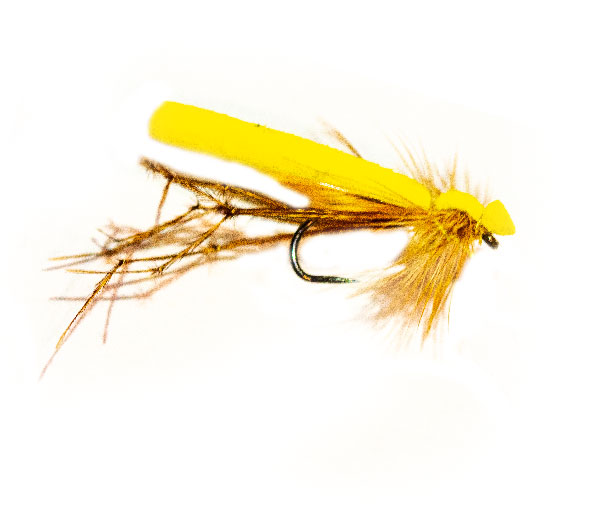 Adult Yellow Foam Crane Fly Fishing Flies fishing flies online