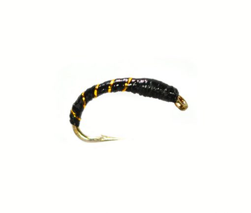 Gold Ribbed Black Epoxy Buzzer