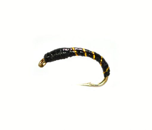 Gold Ribbed Black Epoxy Buzzer