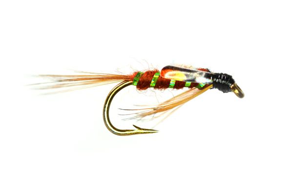 Natural Green Flash SJC Diawl Bach Nymph