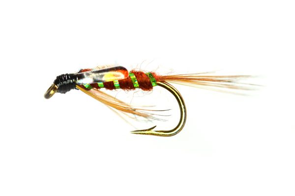 Natural Green Flash SJC Diawl Bach Nymph