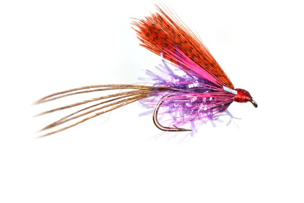 Claret Sparkle Dabbler Special Wet Fly