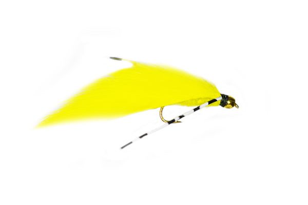 Goldhead Yellow Flexi Zonker Trout Fishery Lures