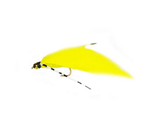 Goldhead Yellow Flexi Zonker Trout Fishery Lures