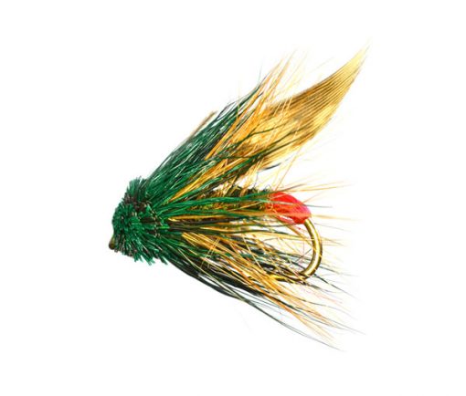 Green Peter Muddler Trout Fly