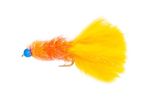 Hot Orange Hothead Tadpole Damsel Fly