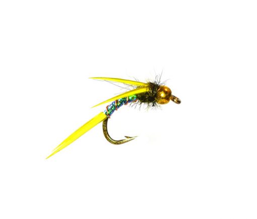 Trout Fishery Nymphs Mylar Prince Olive Goldhead Nymph