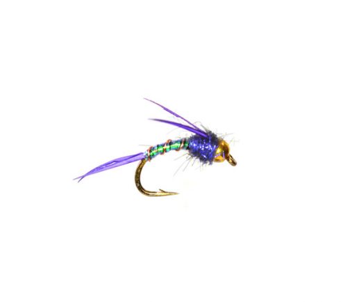 Mylar Prince Purple Goldhead Nymph