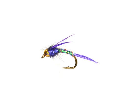 Mylar Prince Purple Goldhead Nymph