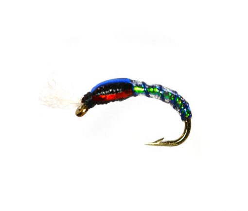 Oil Slick Buzzer Blue Ribbed Killer Trout Fly