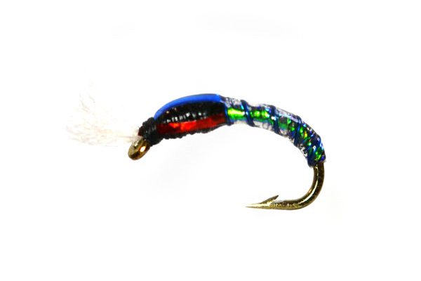 Oil Slick Buzzer Blue Ribbed Killer Trout Fly