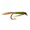 Olive Green Metallic Ribbed Diawl Bach Nymph