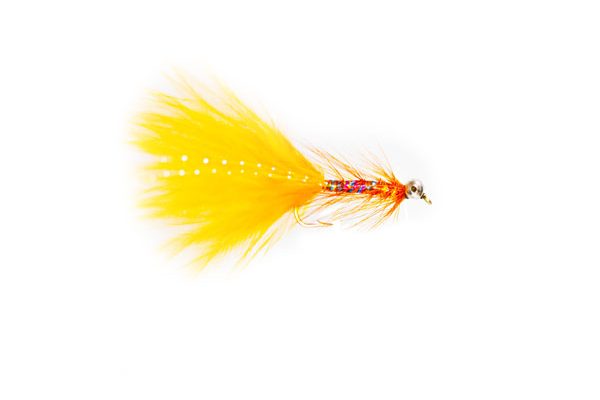 bead chain eye orange dancer lures