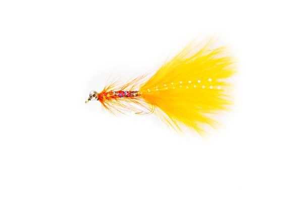 bead chain eye orange dancer lures