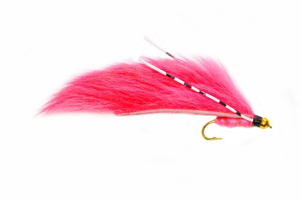 Nugget Flexi Legs Hot Pink Zonker Trout Flies