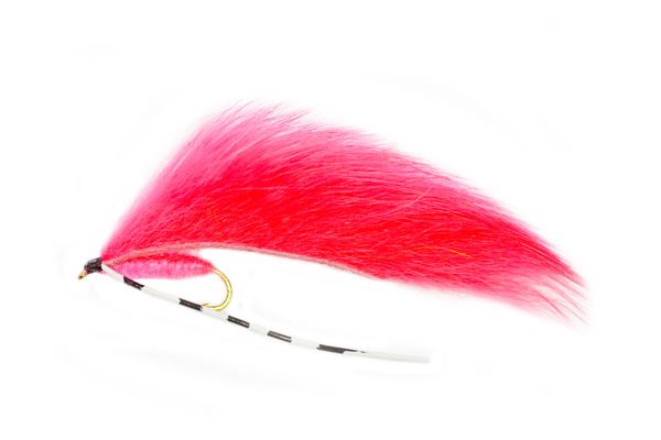 Pink Flexi Zonker Lures for trout fishing