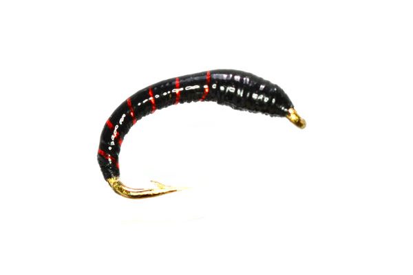 UV Fluo Rib Black Epoxy Buzzer Brown Trout Fly