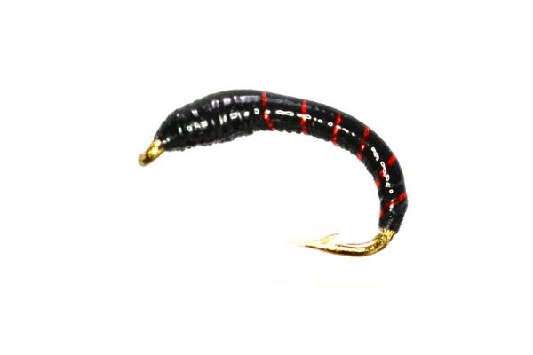 UV Fluo Rib Black Epoxy Buzzer Brown Trout Fly