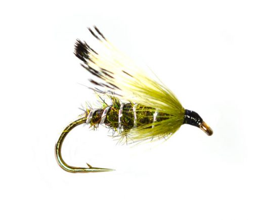 Loch Calder Trout Flies Sparkle Sooty Olive Special Wet Fly