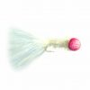 Pink Head White Crystal Fritz Booby Lure