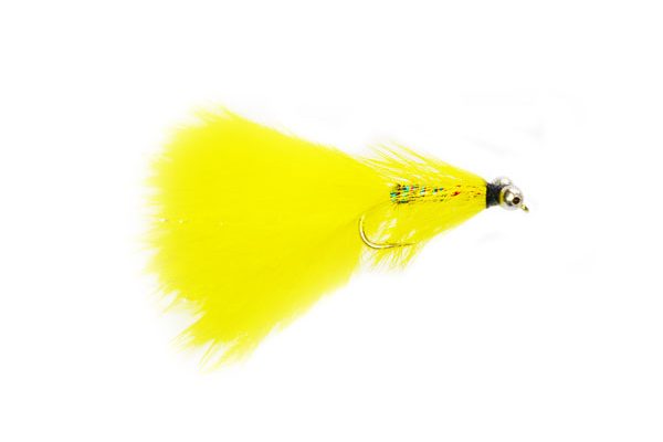 Yellow Dancer Bead Chain Eyes Top Winning Trout Flies