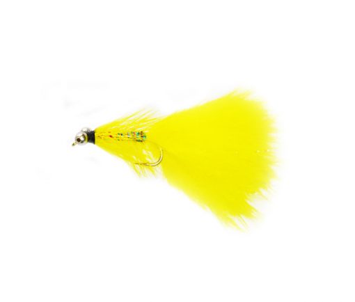 Yellow Dancer Bead Chain Eyes Top Winning Trout Flies