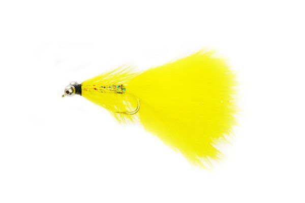 Yellow Dancer Bead Chain Eyes Top Winning Trout Flies