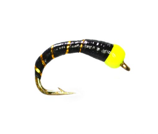 Gold Ribbed Fluo Head Black Epoxy Buzzer