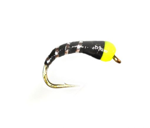 yellow head wide silver rib epoxy buzzer