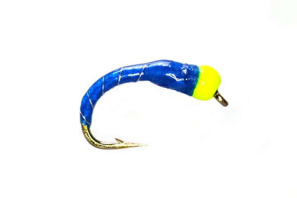 Yellow Bead Head Epoxy Buzzer Blue