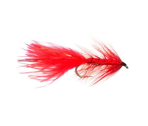Blood Red Flash Damsel Trout Fishing Fly