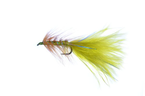 Blue Flash Damsel Brown Hackle Trout Fishery Lure