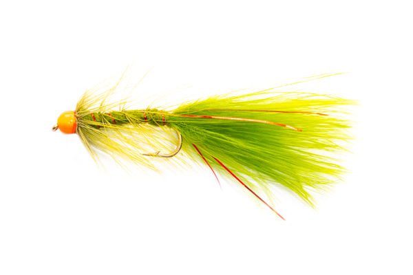 Orange Head Red Flash Damsel Trout Fishing Flies