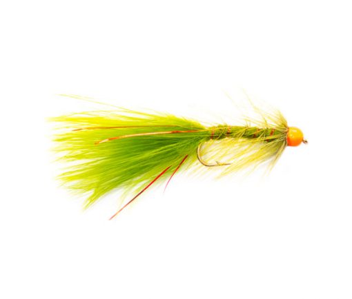 Orange Head Red Flash Damsel Trout Fishing Flies