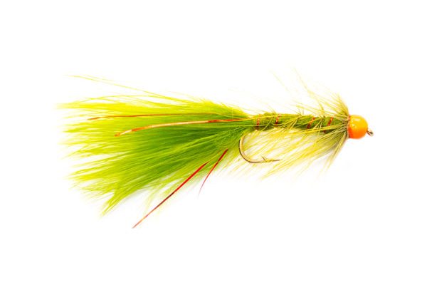 Orange Head Red Flash Damsel Trout Fishing Flies