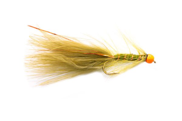 Orange Hot Head Copper Flash Damsel Pond Flies