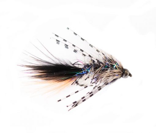 Gunmetal Head Leggy Black Bugger Trout Flies For Fishery