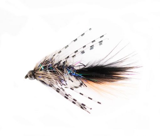 Gunmetal Head Leggy Black Bugger Trout Flies For Fishery