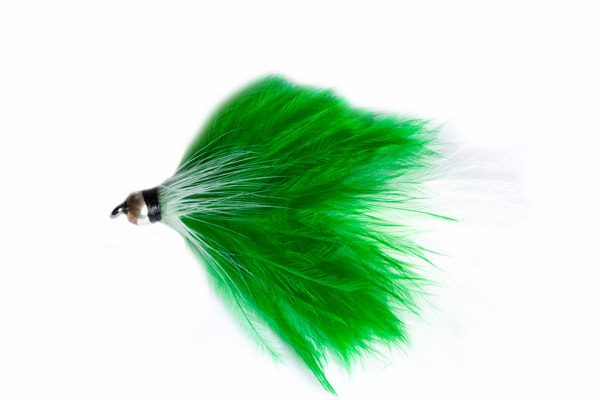 Silver Head Green God Martini Cat Barbless Trout Fishery Flies