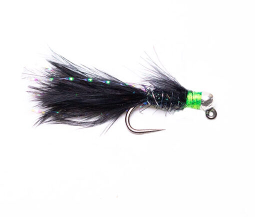 Black Flash Killer Minnow Tungsten Jig