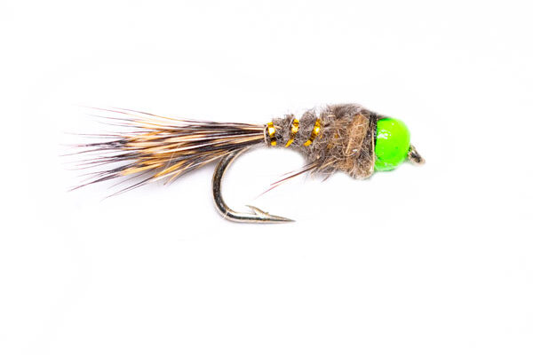 Gifford's GRHH Fluo Green Dominator Nymph