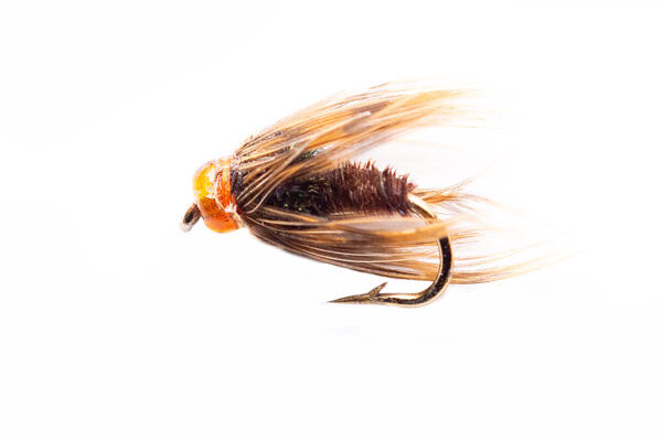 Pheasant Amber Glass Nymph Fishing Flies