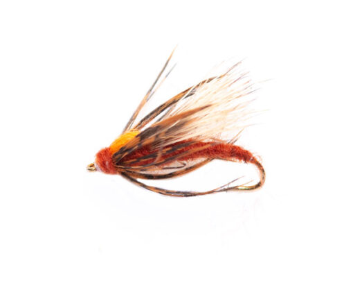 Dave's Skating Caddis Brown Hopper Hook