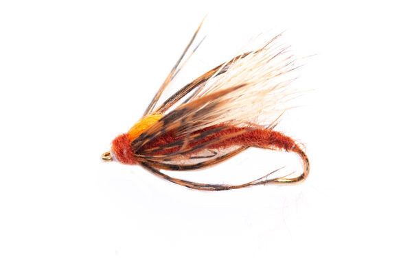 Dave's Skating Caddis Brown Hopper Hook